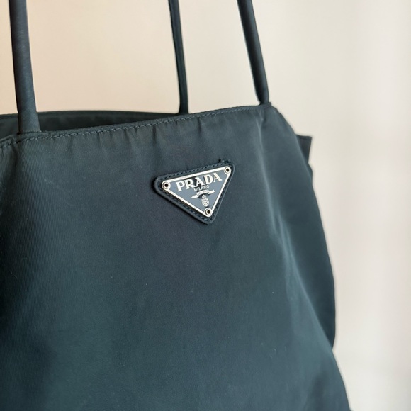 Authentic VintagePrada Black Nylon Shoulder Bag - Picture 3 of 8